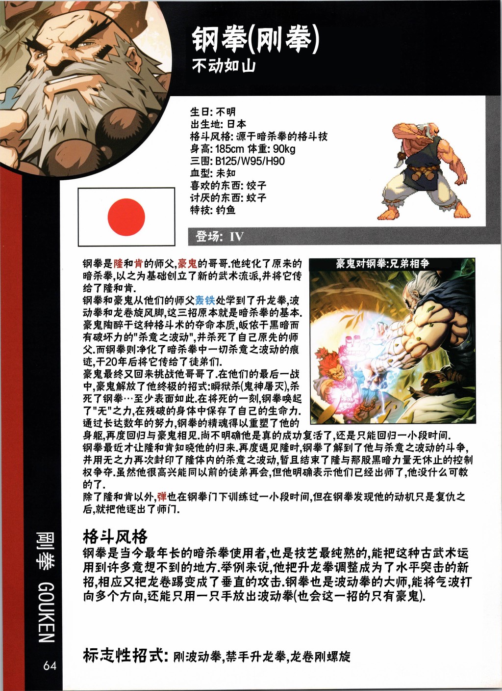 《街头霸王 特刊合集》漫画最新章节人物谱3免费下拉式在线观看章节第【3】张图片