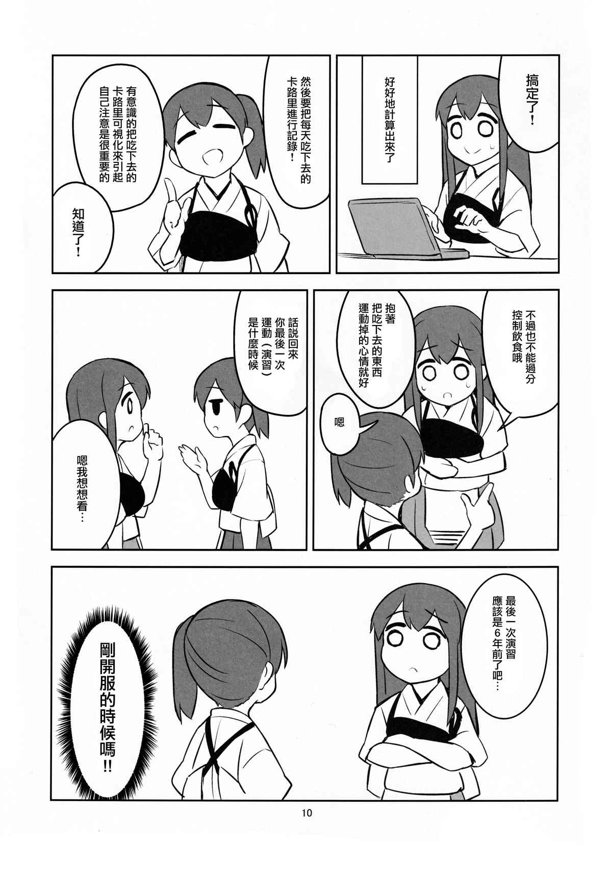 《Akagi work out！》漫画最新章节第1话免费下拉式在线观看章节第【9】张图片