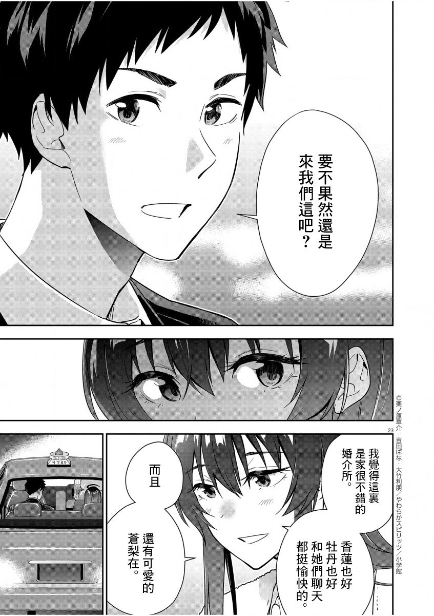 《以结婚为前提的恋爱喜剧》漫画最新章节第7话免费下拉式在线观看章节第【23】张图片