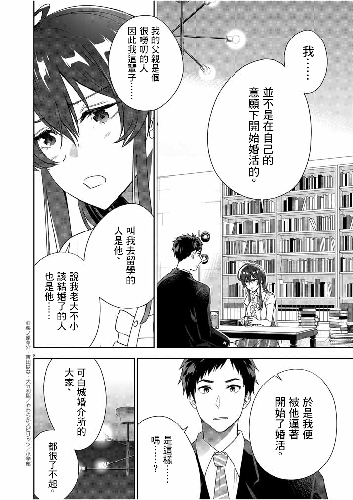 《以结婚为前提的恋爱喜剧》漫画最新章节第8话免费下拉式在线观看章节第【8】张图片