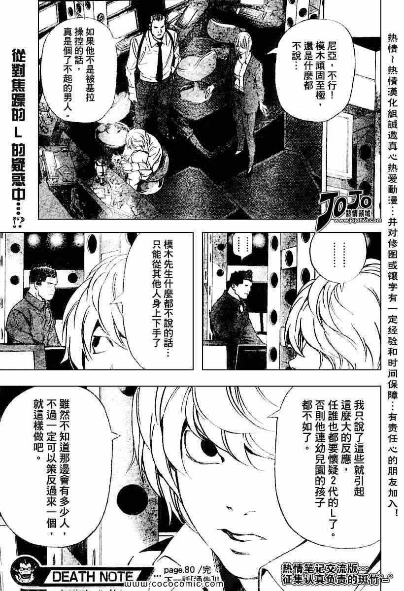 《死亡笔记》漫画最新章节第80话免费下拉式在线观看章节第【20】张图片