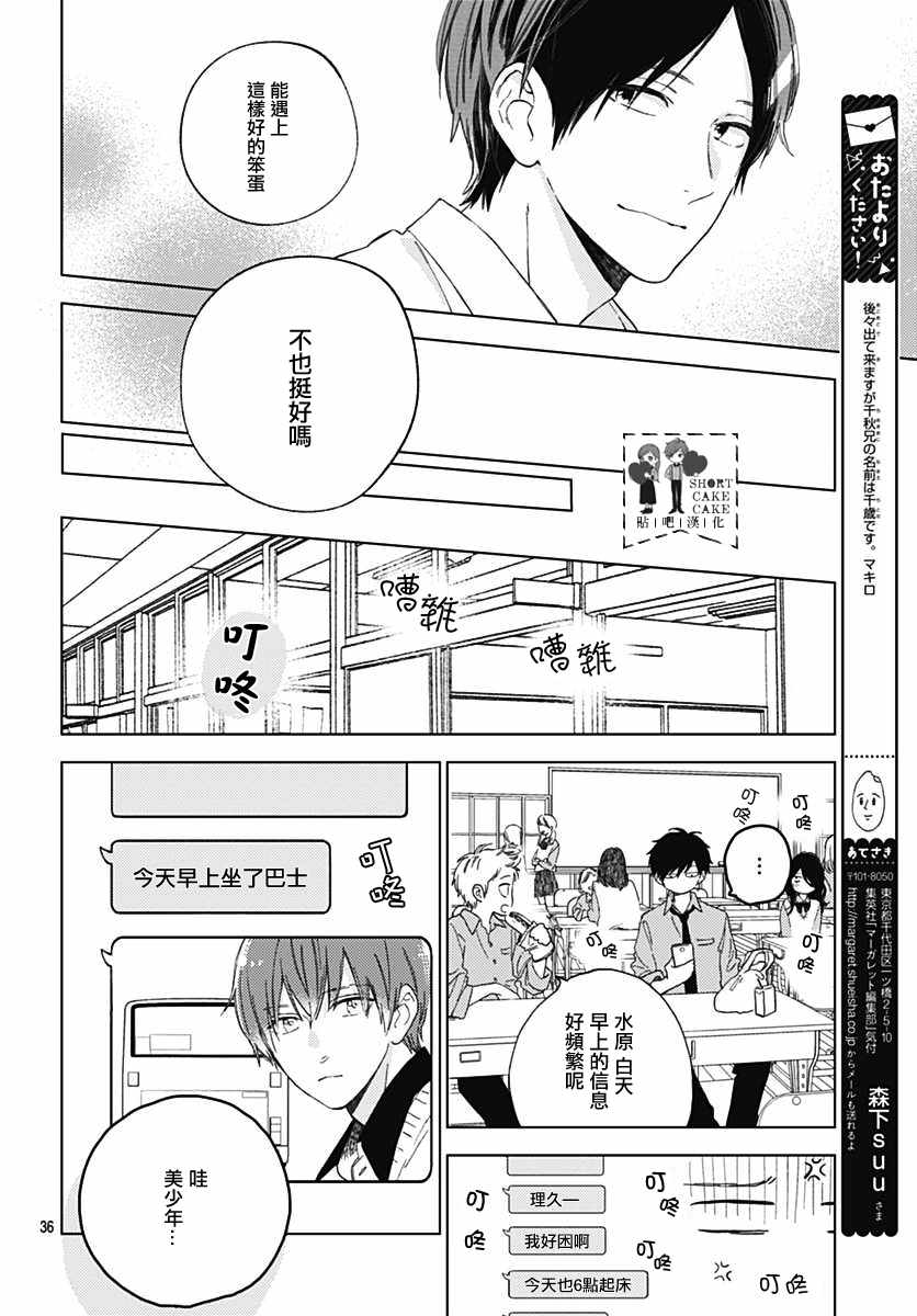 《SHORT CAKE CAKE》漫画最新章节第53话免费下拉式在线观看章节第【36】张图片