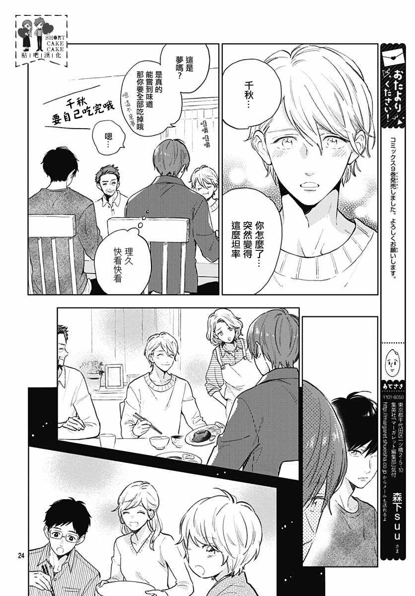 《SHORT CAKE CAKE》漫画最新章节第54话免费下拉式在线观看章节第【24】张图片