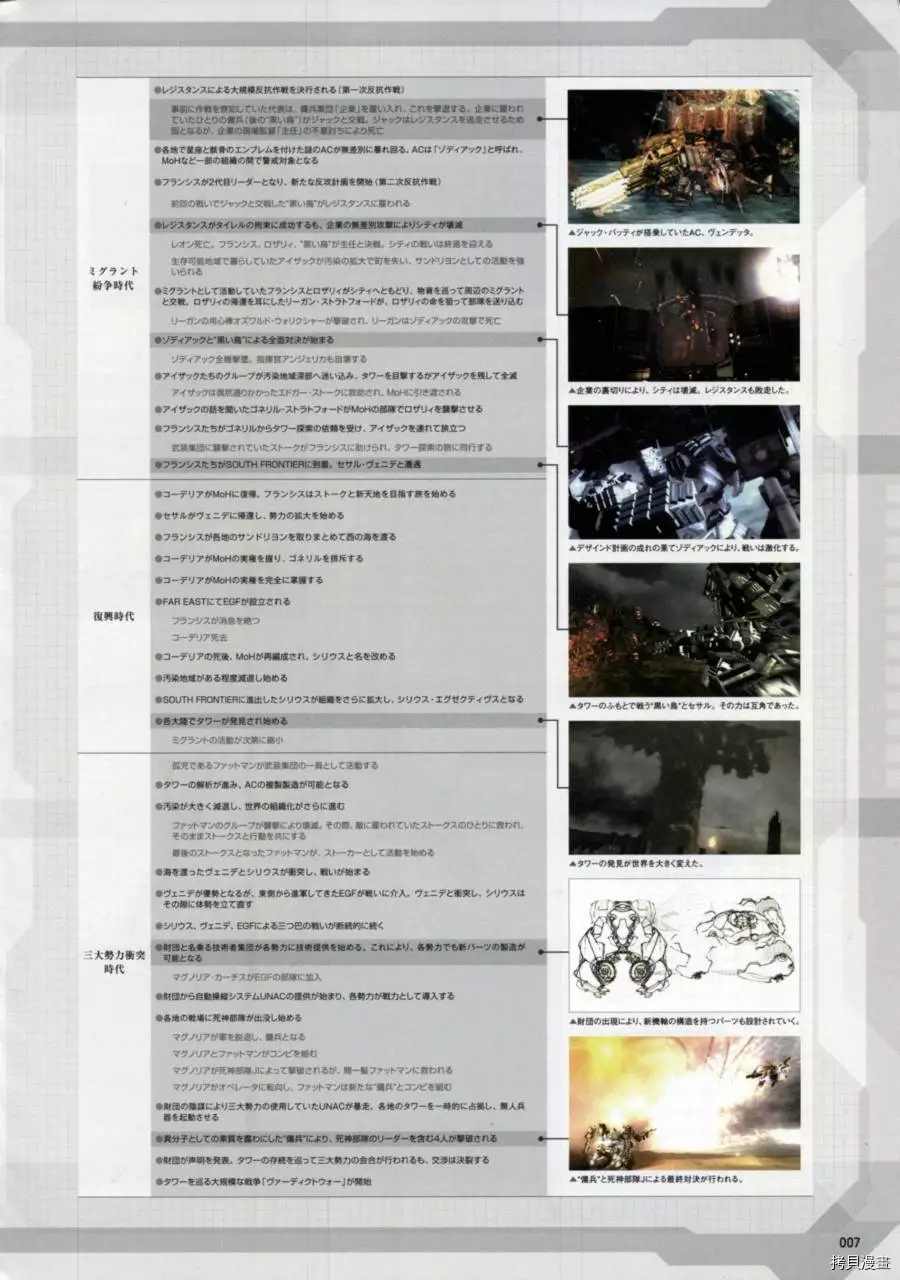 《装甲核心5资料设定集》漫画最新章节第1卷免费下拉式在线观看章节第【13】张图片