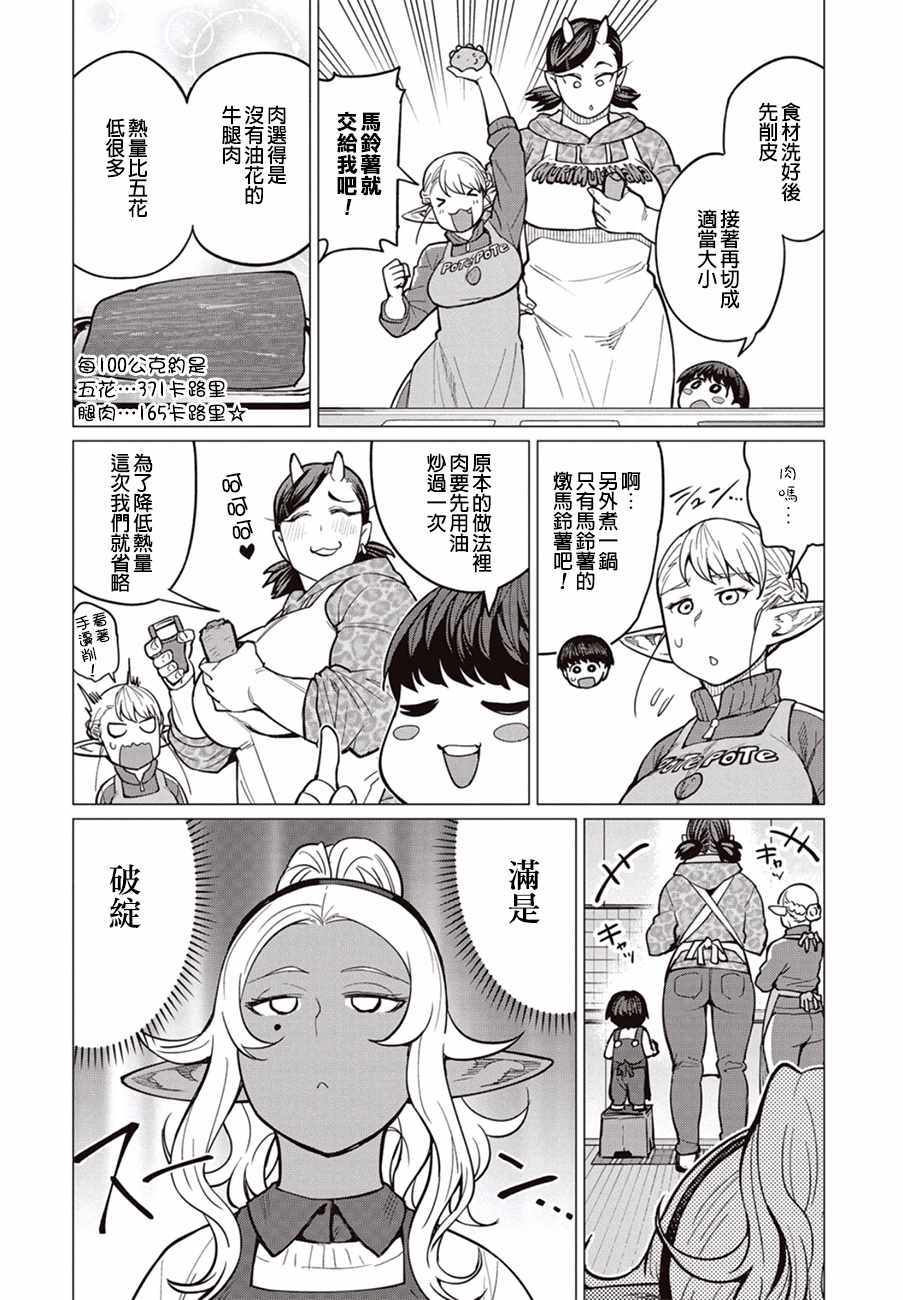 《精灵小姐瘦不了。》漫画最新章节第24话免费下拉式在线观看章节第【9】张图片