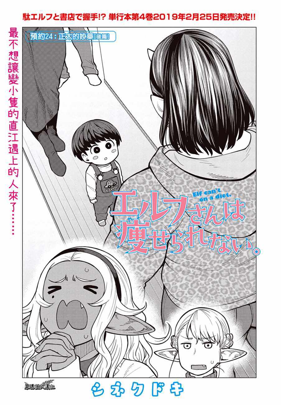 《精灵小姐瘦不了。》漫画最新章节第24话免费下拉式在线观看章节第【1】张图片