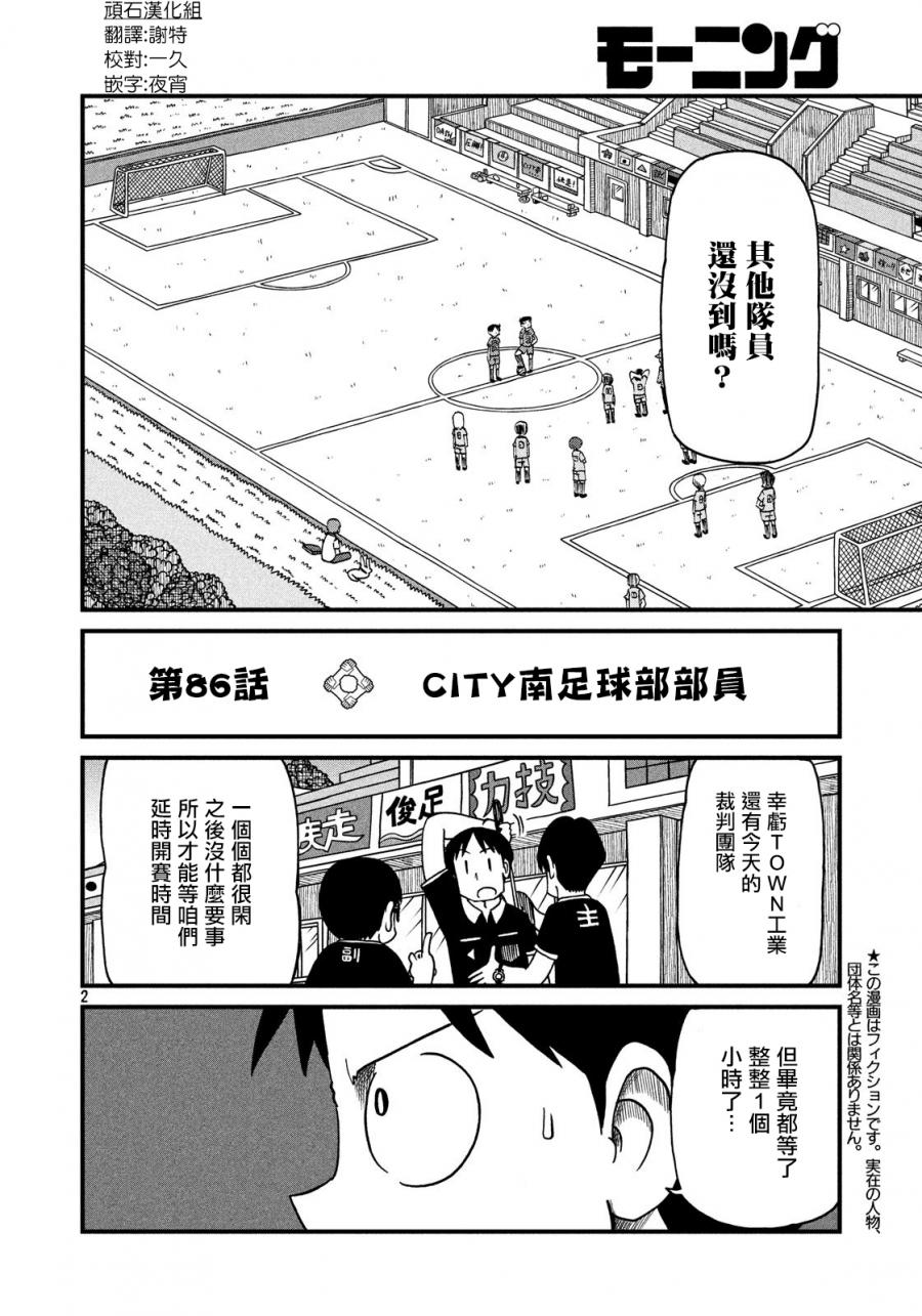 《city》漫画最新章节第86话 CLTY南足球部部员免费下拉式在线观看章节第【2】张图片