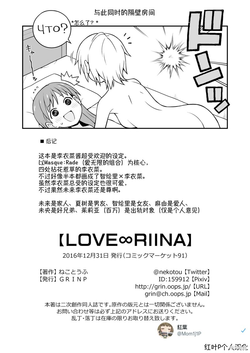 《LOVE∞RIINA》漫画最新章节第1话免费下拉式在线观看章节第【33】张图片