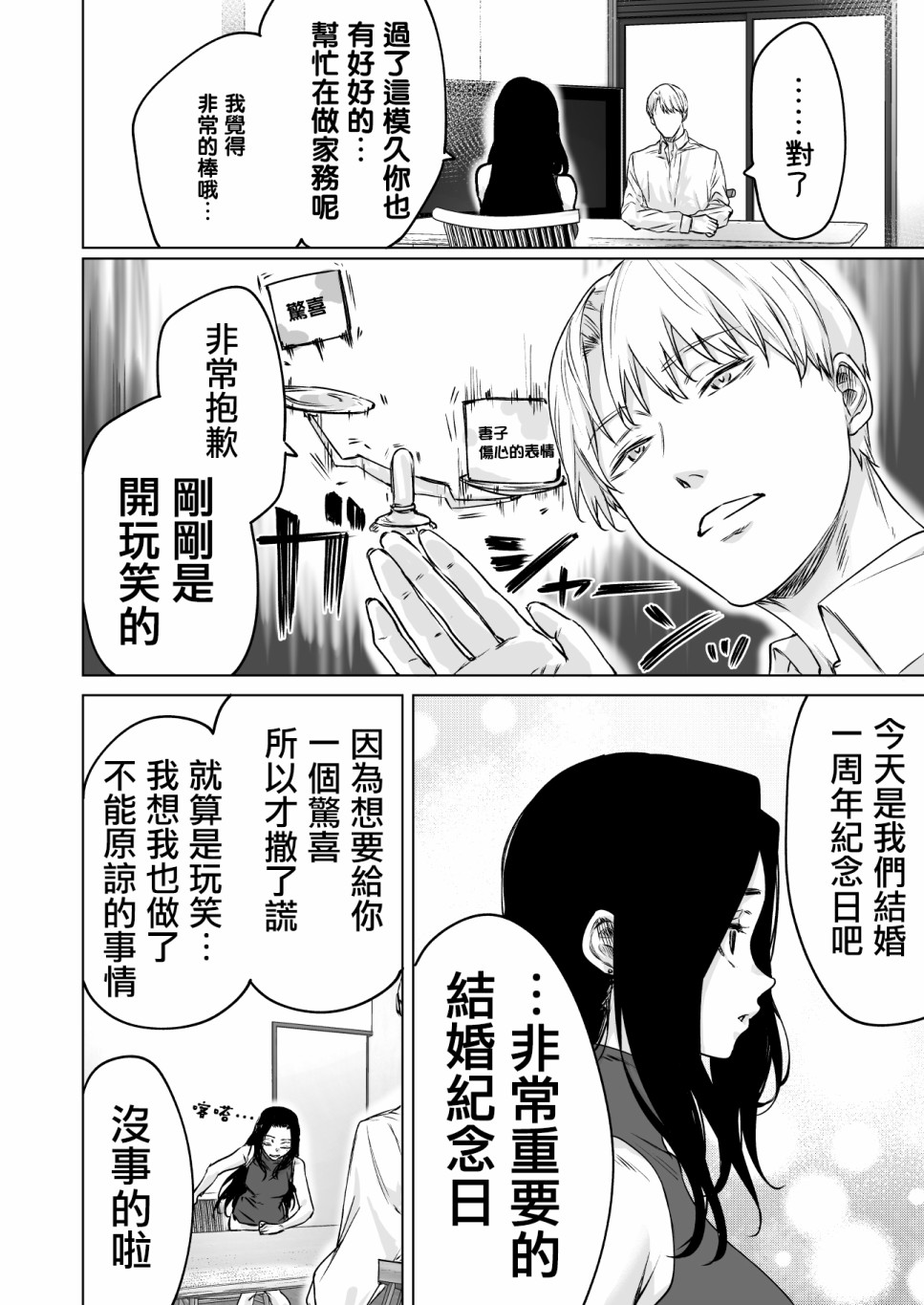 《心理活动过于丰富的夫妇》漫画最新章节第1话免费下拉式在线观看章节第【2】张图片