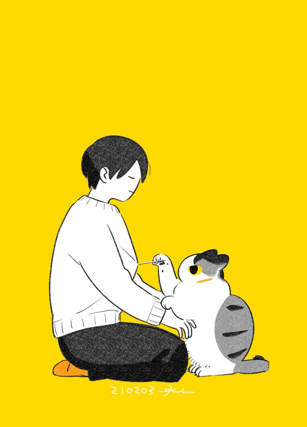 《和猫在一起生活的日记》漫画最新章节第杂图话免费下拉式在线观看章节第【19】张图片