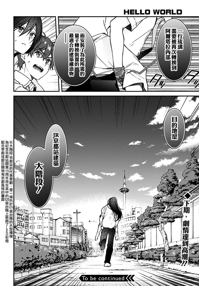 《HELLO WORLD》漫画最新章节第8话免费下拉式在线观看章节第【32】张图片