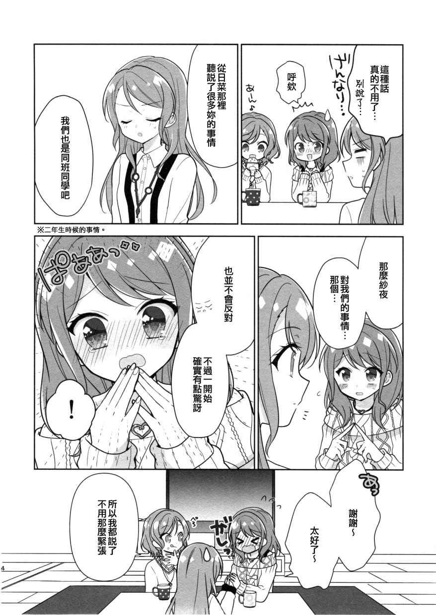 《开始交往的日菜彩去向纱夜小姐问好》漫画最新章节第1话免费下拉式在线观看章节第【4】张图片