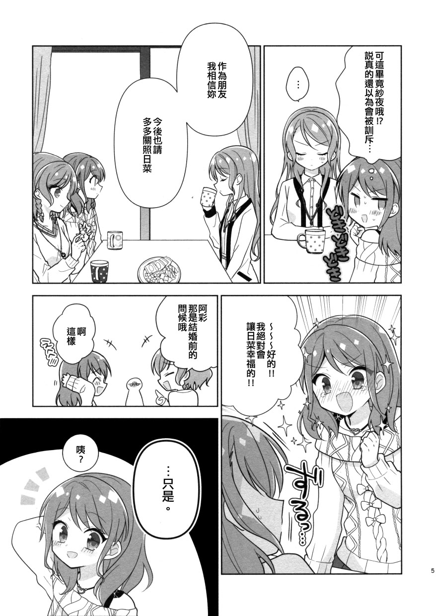 《开始交往的日菜彩去向纱夜小姐问好》漫画最新章节第1话免费下拉式在线观看章节第【5】张图片