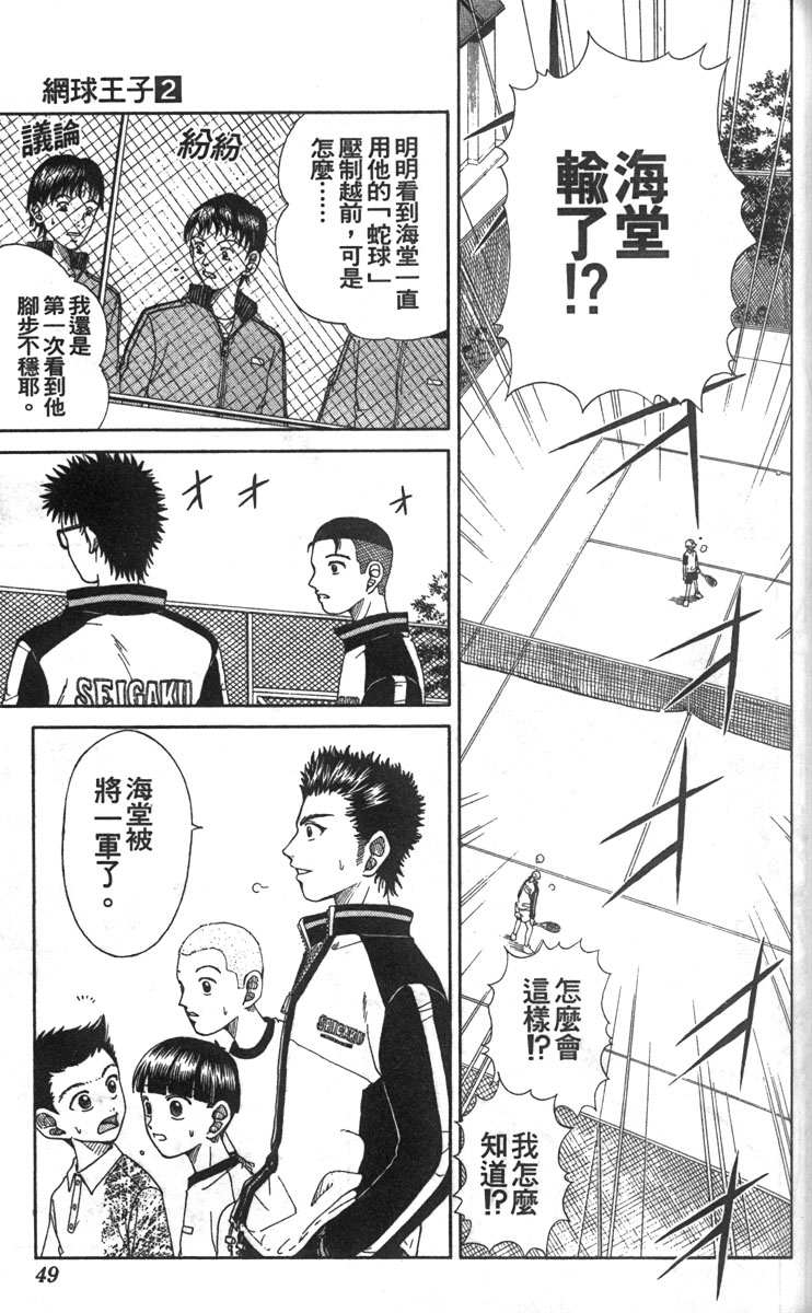 《网球王子》漫画最新章节第2卷免费下拉式在线观看章节第【44】张图片