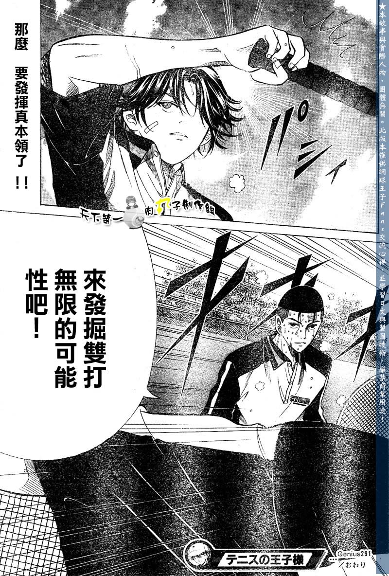 《网球王子》漫画最新章节第291话免费下拉式在线观看章节第【17】张图片