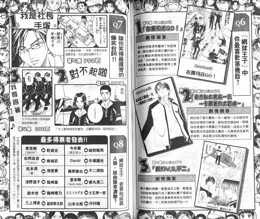 《网球王子》漫画最新章节网球王子公式FANBOOK10.5免费下拉式在线观看章节第【117】张图片