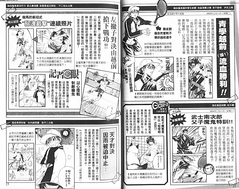 《网球王子》漫画最新章节网球王子公式FANBOOK10.5免费下拉式在线观看章节第【53】张图片