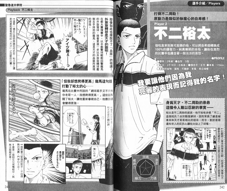 《网球王子》漫画最新章节网球王子公式FANBOOK10.5免费下拉式在线观看章节第【103】张图片