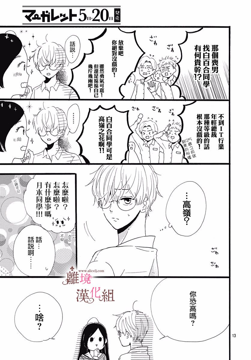 《白百合正值青春期》漫画最新章节第2话免费下拉式在线观看章节第【13】张图片