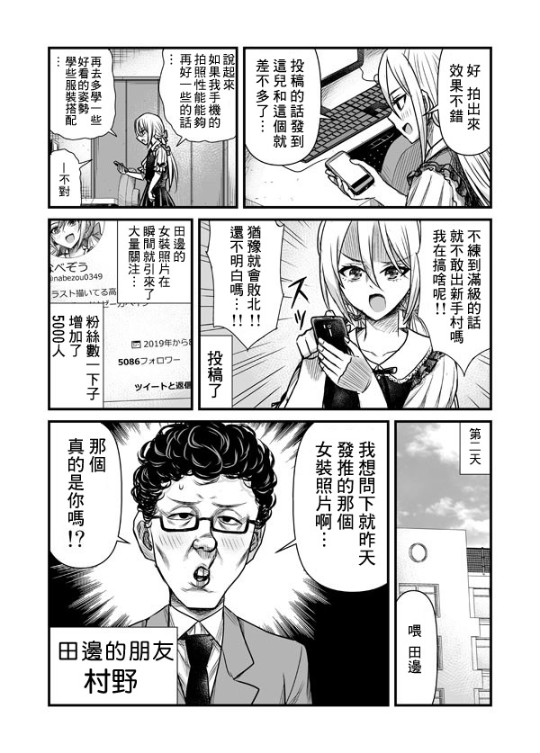 《丑男对女装有兴趣的结果》漫画最新章节第2话免费下拉式在线观看章节第【2】张图片