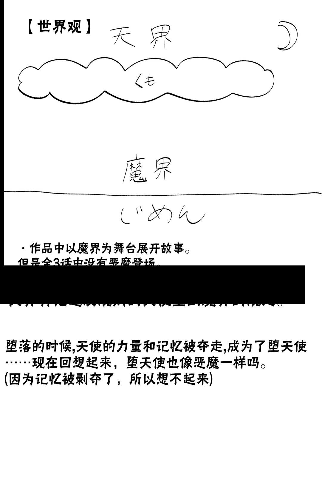 《天使降临到魔界》漫画最新章节人物和背景设定免费下拉式在线观看章节第【2】张图片