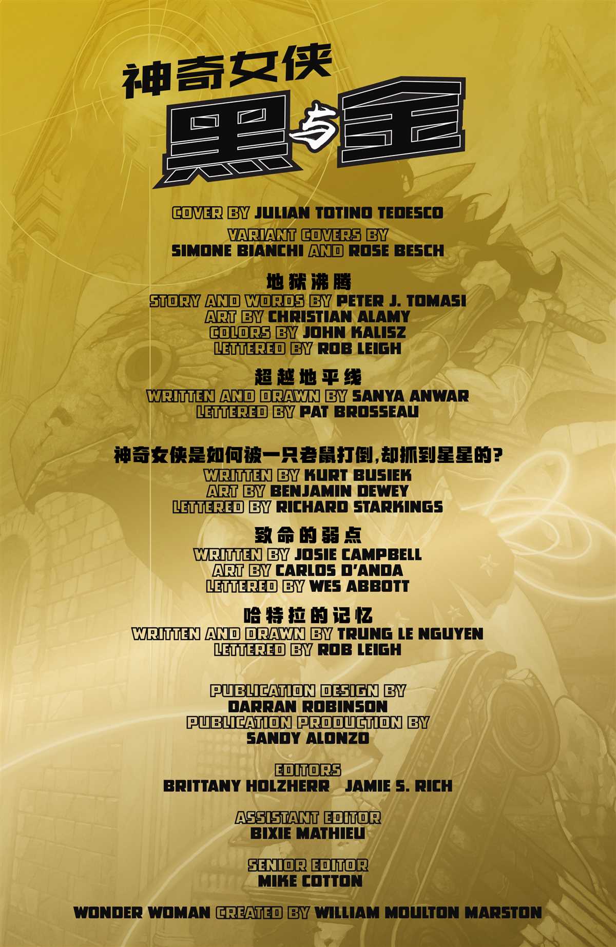 《神奇女侠-黑与金》漫画最新章节第5话免费下拉式在线观看章节第【2】张图片