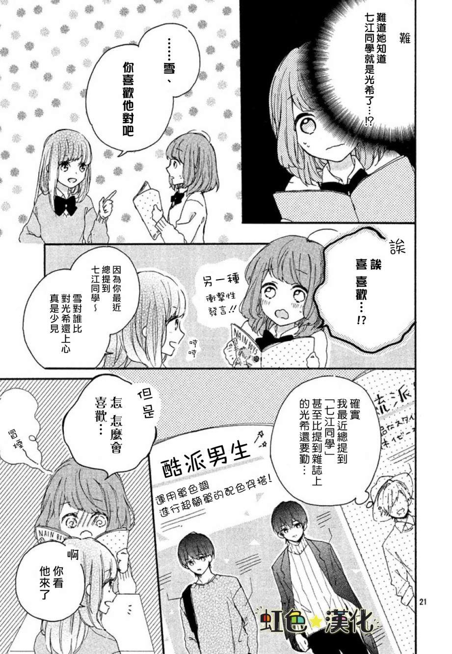 《因为我喜欢真正的你》漫画最新章节第1话免费下拉式在线观看章节第【21】张图片