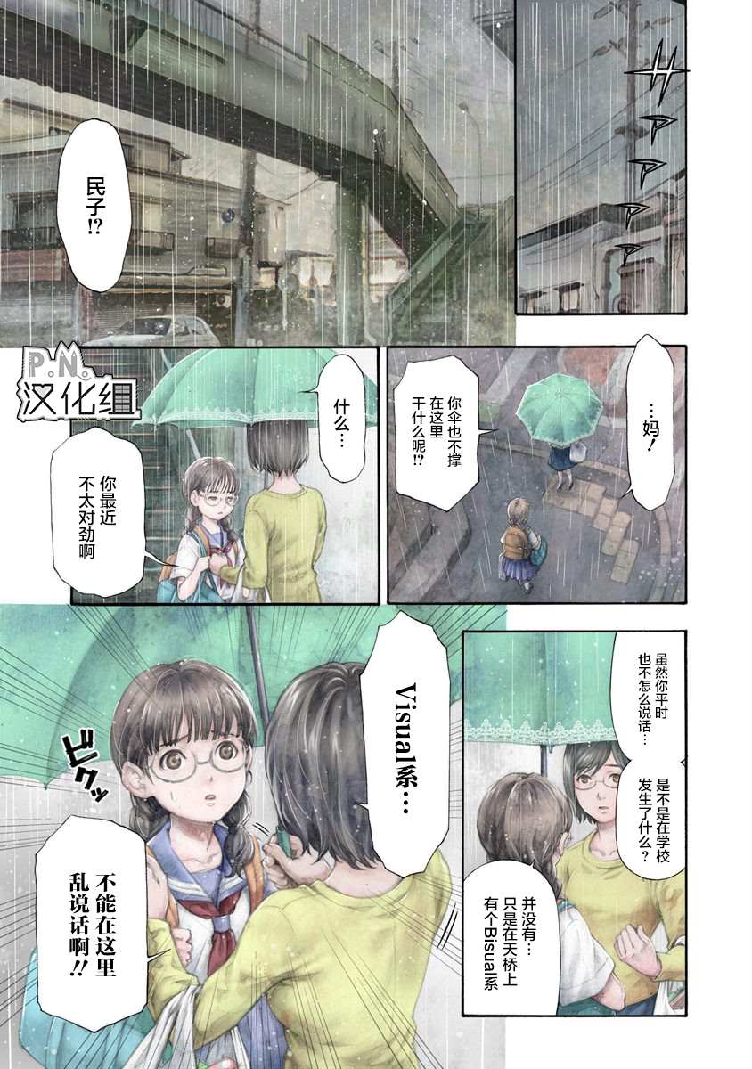 《民子和视觉系》漫画最新章节第1话 漆黑の扉免费下拉式在线观看章节第【11】张图片