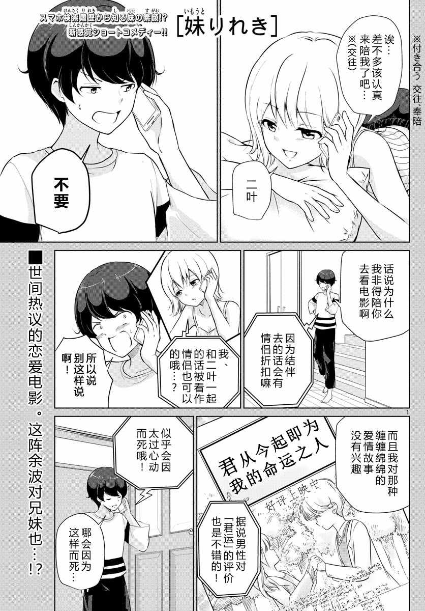 《妹搜记录》漫画最新章节第19话免费下拉式在线观看章节第【1】张图片