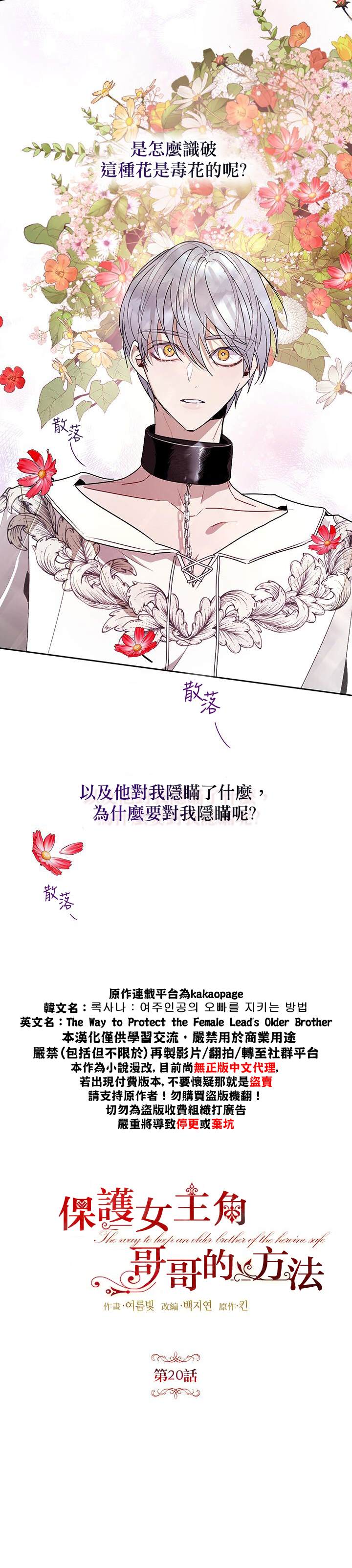 《保护女主角哥哥的方法》漫画最新章节第20话免费下拉式在线观看章节第【9】张图片