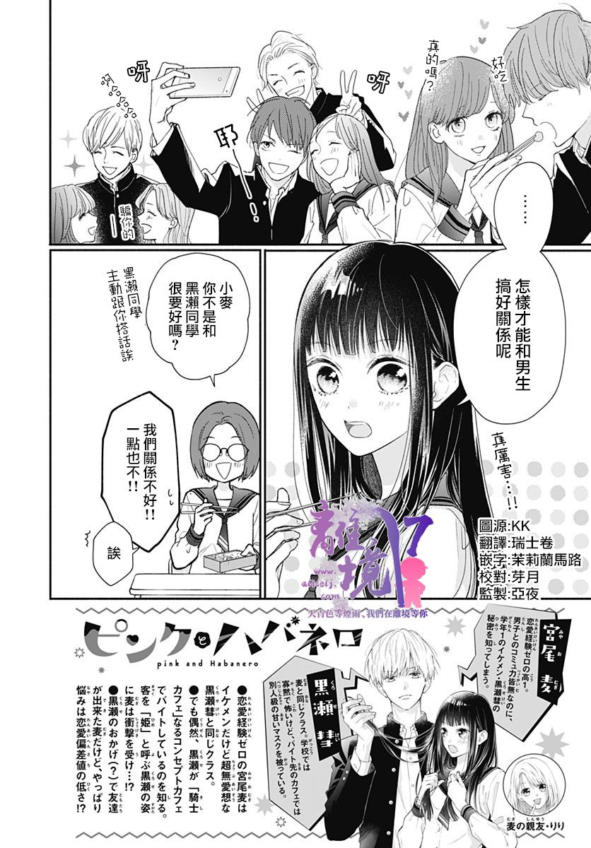 《粉色与哈瓦那辣椒》漫画最新章节第3话免费下拉式在线观看章节第【2】张图片