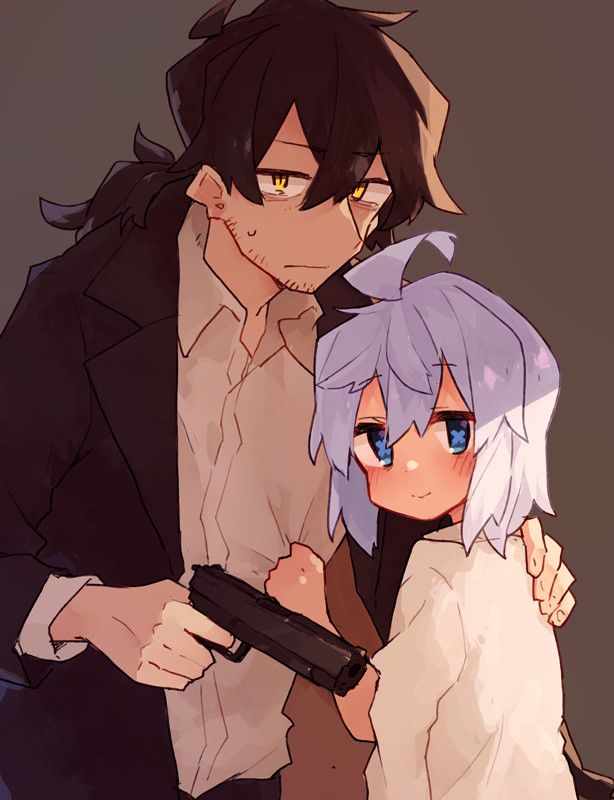 《呆毛少女与杀手大叔》漫画最新章节01下集免费下拉式在线观看章节第【5】张图片
