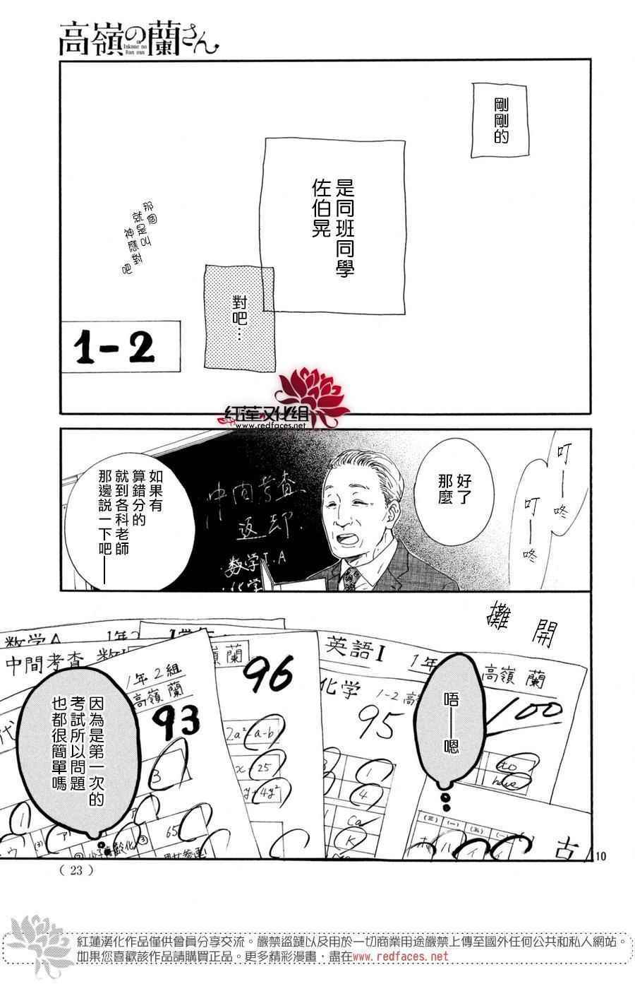 《高岭之兰》漫画最新章节第1话免费下拉式在线观看章节第【10】张图片