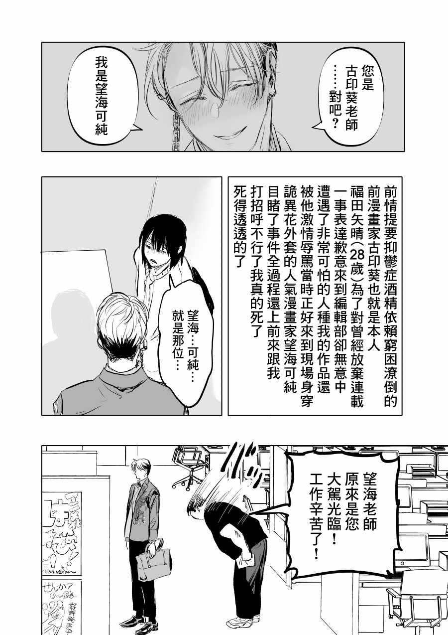 《人气漫画家x抑郁症漫画家》漫画最新章节第3话免费下拉式在线观看章节第【2】张图片