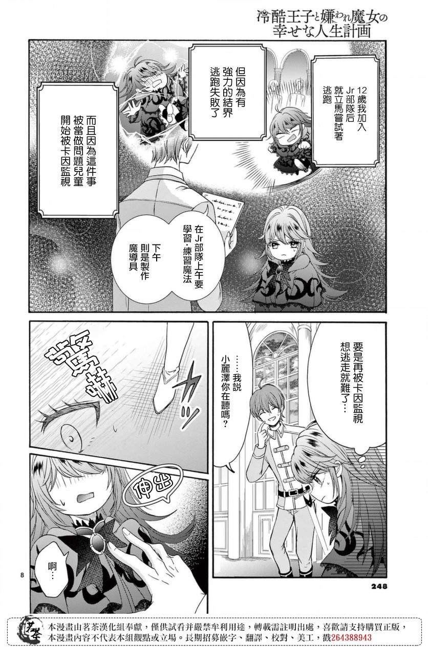 《冷酷王子与被嫌弃的魔女的幸福人生计划》漫画最新章节第2话免费下拉式在线观看章节第【7】张图片