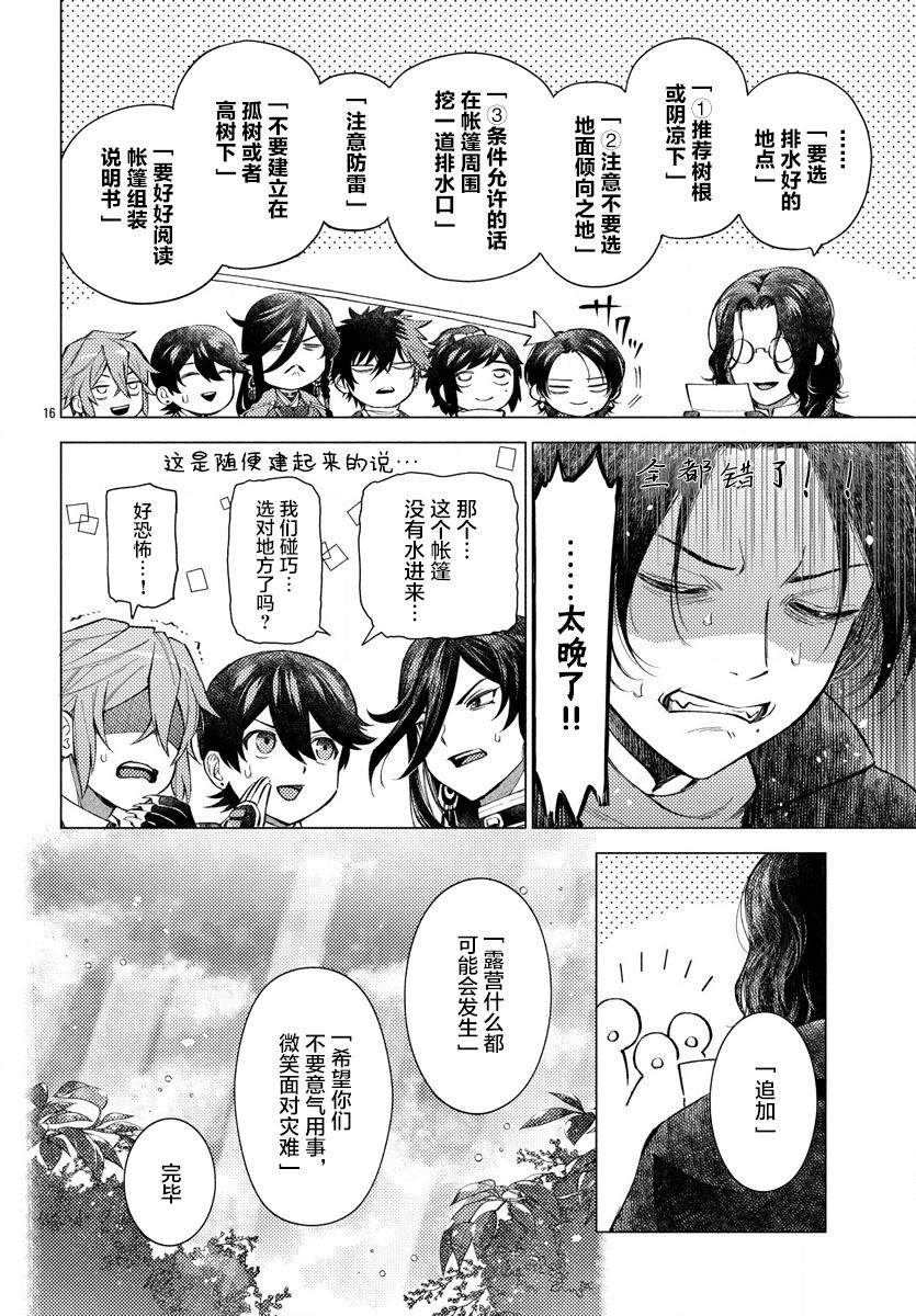 《刀剑乱舞-户外异闻-刀剑野营》漫画最新章节第1话免费下拉式在线观看章节第【18】张图片