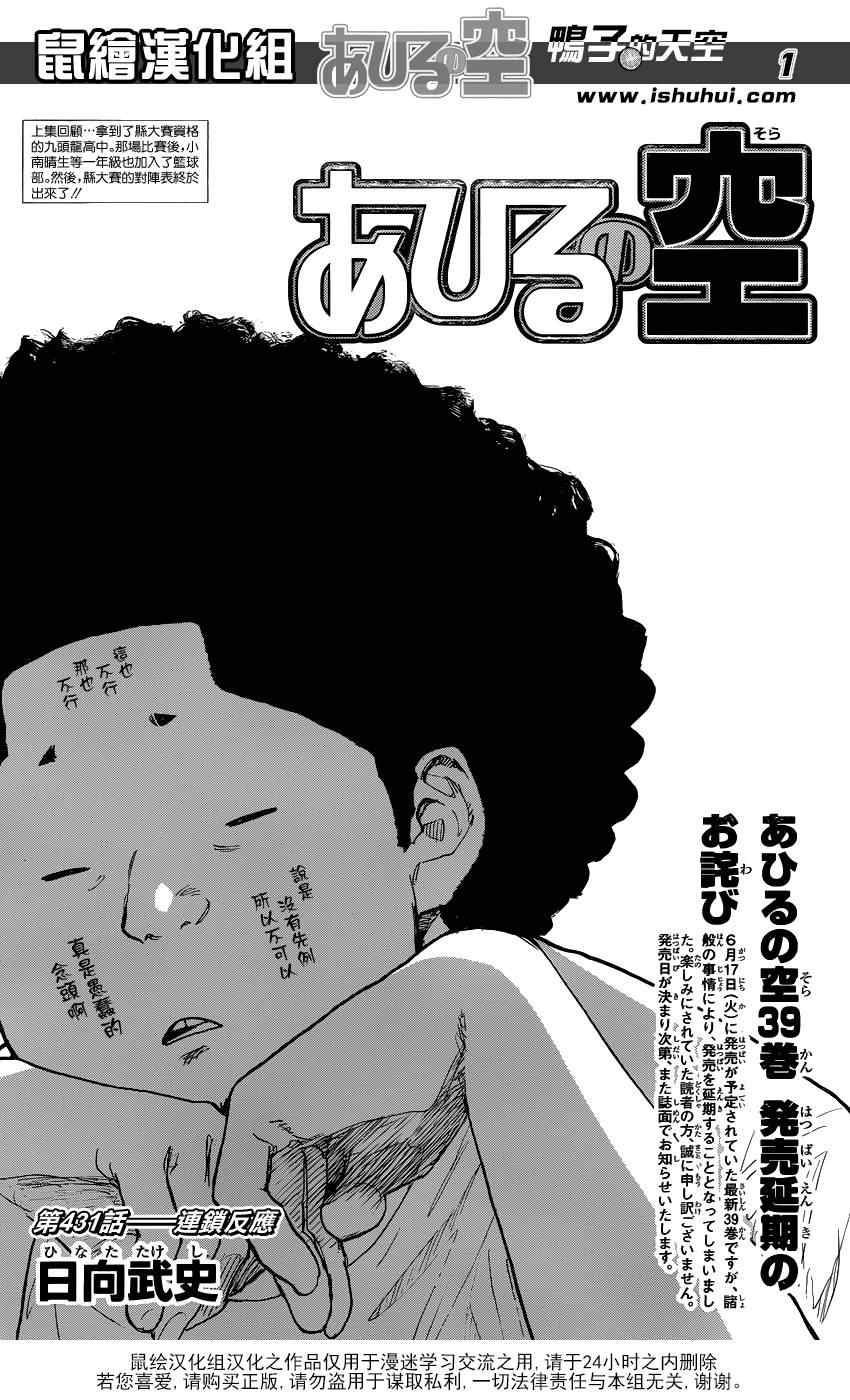 《篮球少年王》漫画最新章节第431话免费下拉式在线观看章节第【1】张图片