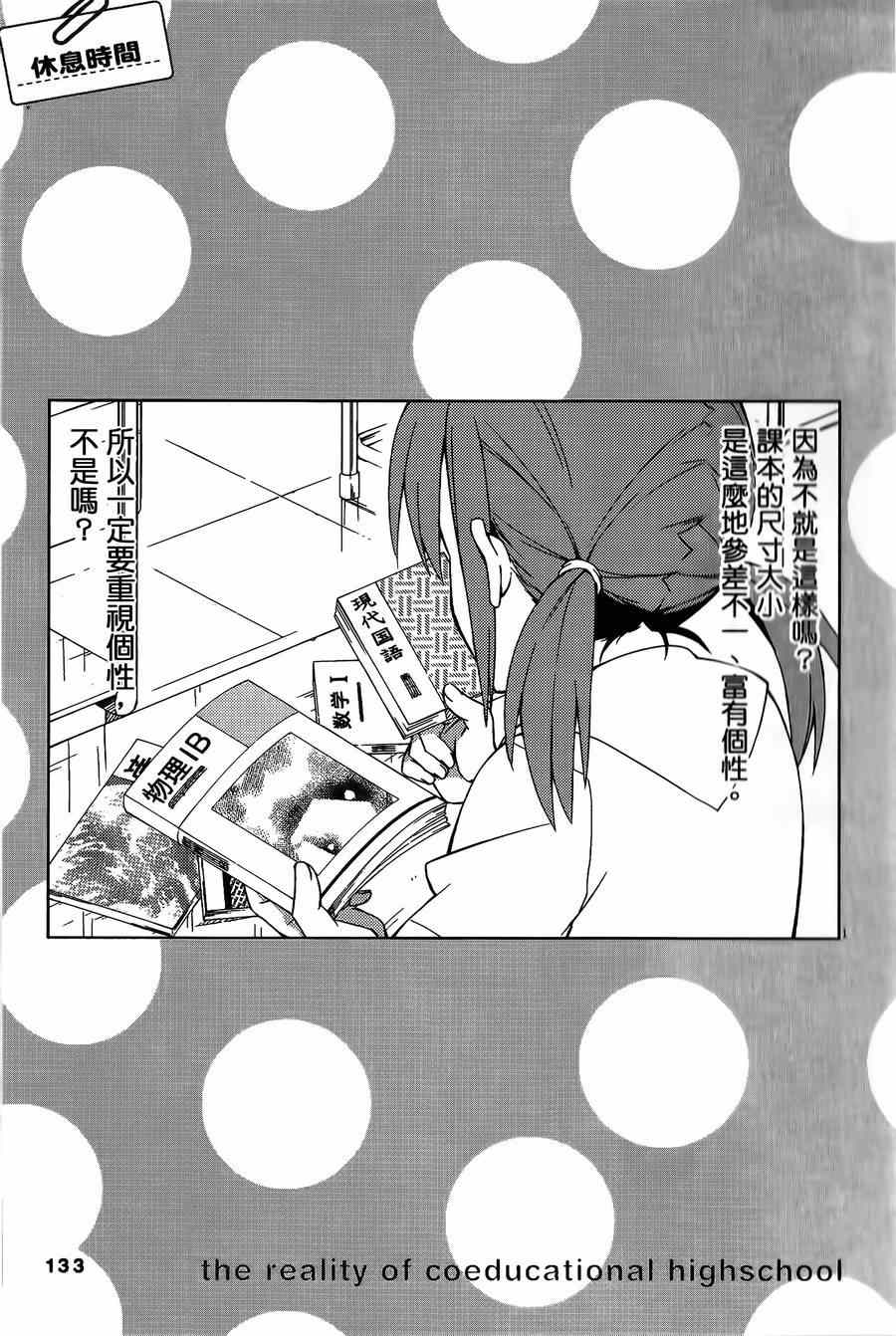 《男女合校的现实》漫画最新章节第14话免费下拉式在线观看章节第【1】张图片