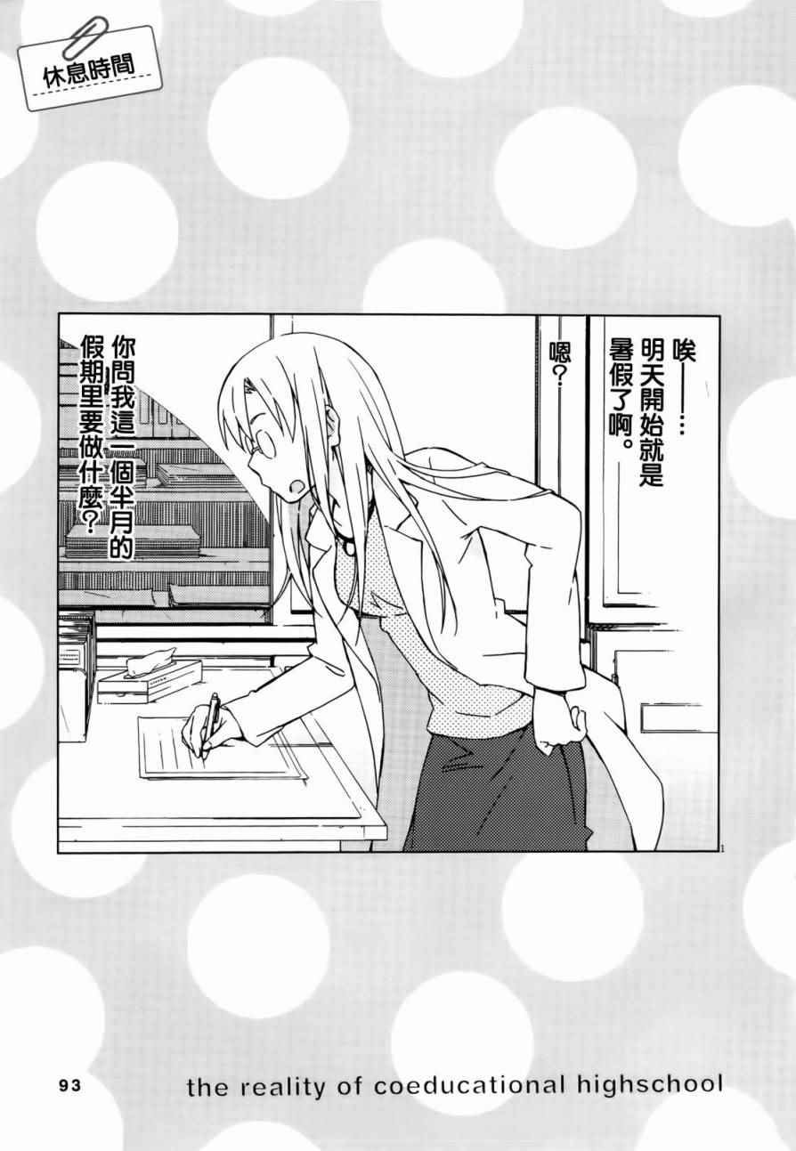 《男女合校的现实》漫画最新章节第28话免费下拉式在线观看章节第【2】张图片