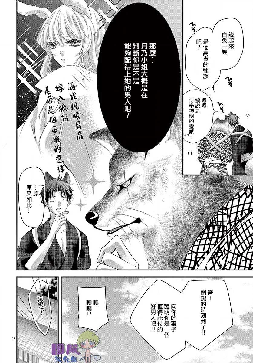 《狼族长与笨手笨脚的兔妻子》漫画最新章节第2话免费下拉式在线观看章节第【16】张图片