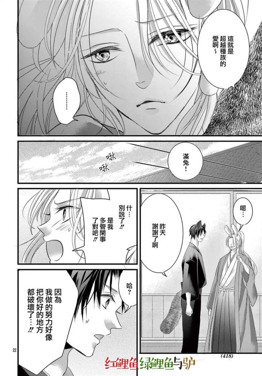 《狼族长与笨手笨脚的兔妻子》漫画最新章节第6话免费下拉式在线观看章节第【22】张图片