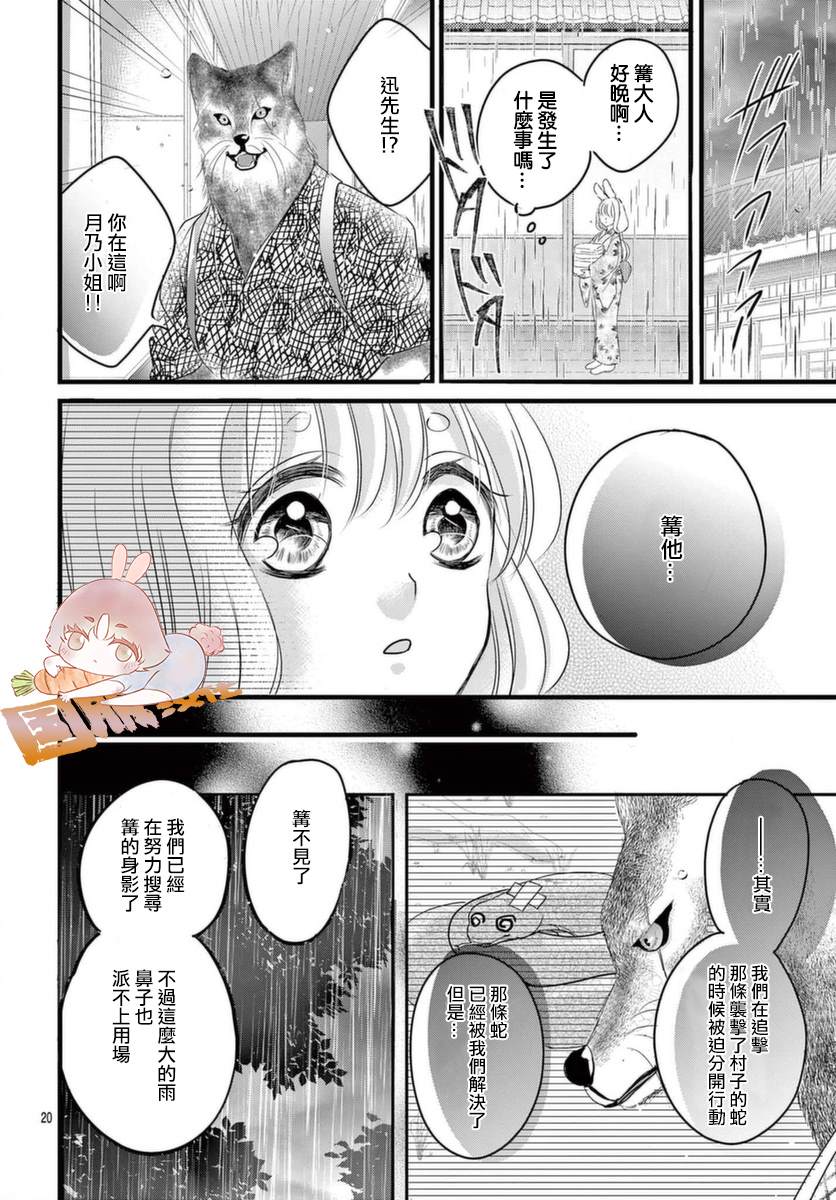 《狼族长与笨手笨脚的兔妻子》漫画最新章节第4话免费下拉式在线观看章节第【21】张图片