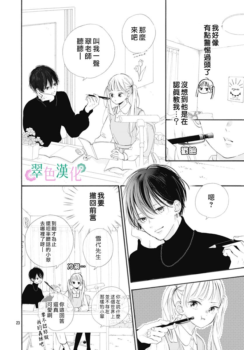 《姐姐的翠君》漫画最新章节第1话免费下拉式在线观看章节第【23】张图片