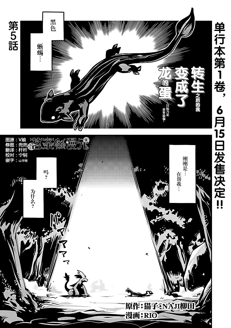 《转生之后的我变成了龙蛋~目标乃是世界最强~》漫画最新章节第5话免费下拉式在线观看章节第【1】张图片