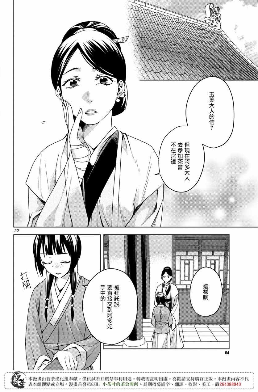 《药屋少女的呢喃2》漫画最新章节第11话免费下拉式在线观看章节第【21】张图片