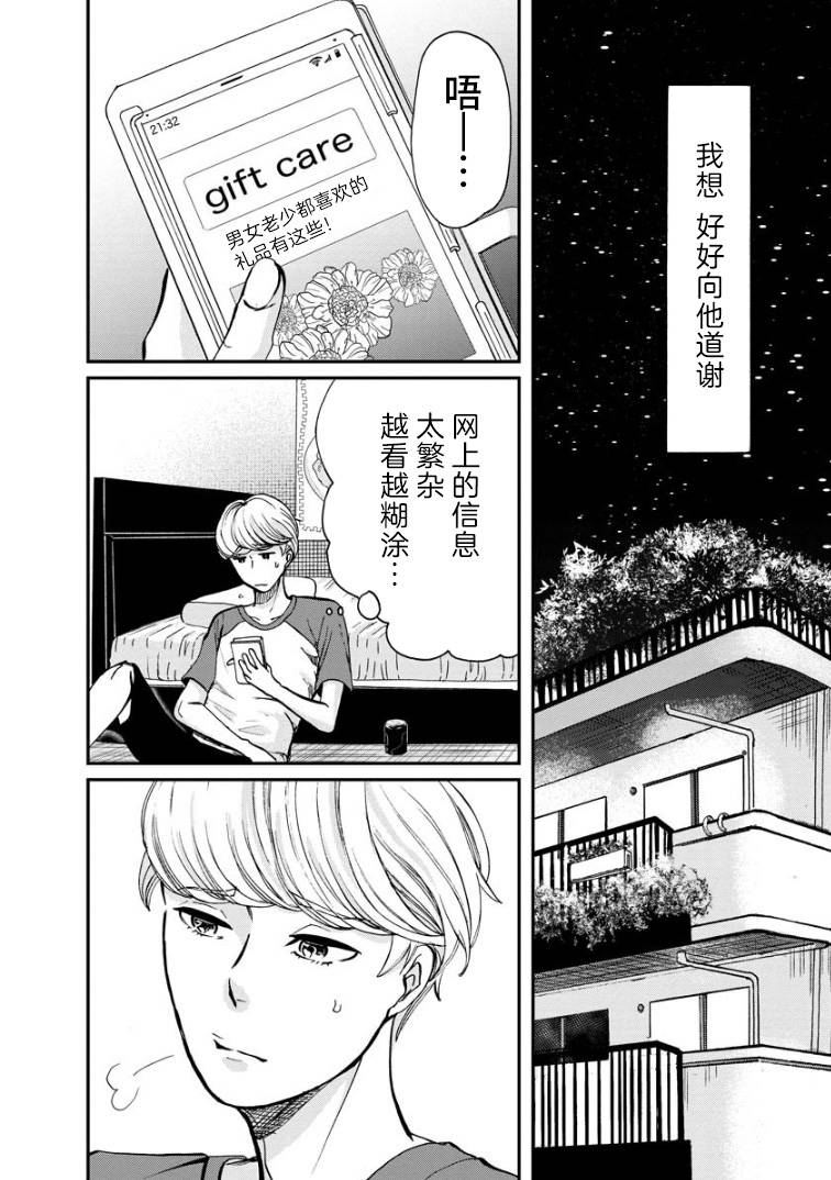 《苹果来到我隔壁》漫画最新章节第4话 礼物免费下拉式在线观看章节第【12】张图片