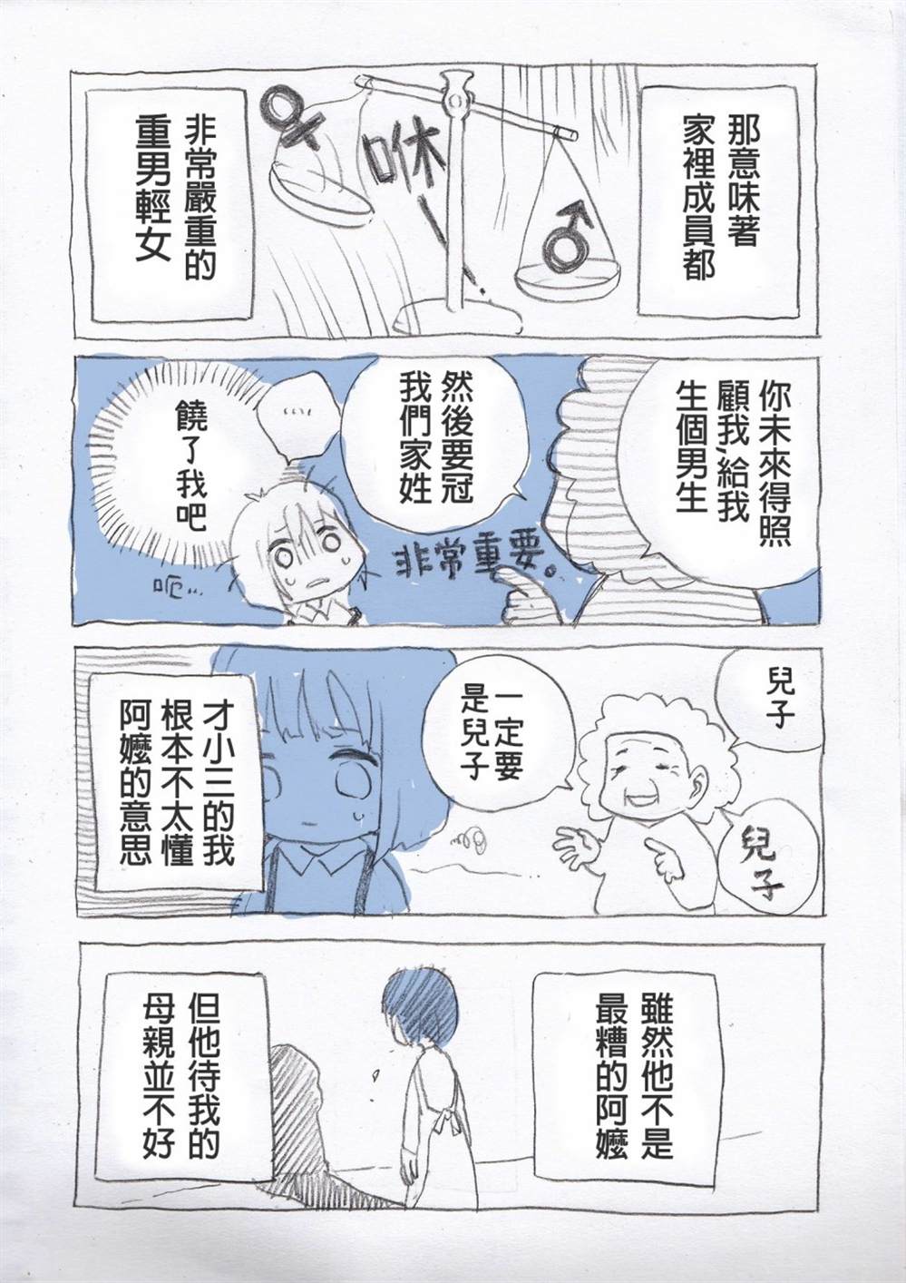 《阿嬷与我》漫画最新章节第1话免费下拉式在线观看章节第【2】张图片