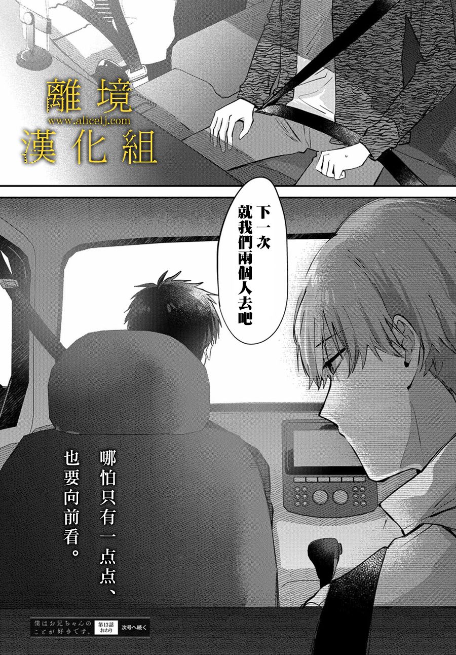 《哥哥我喜欢你》漫画最新章节第13话免费下拉式在线观看章节第【34】张图片