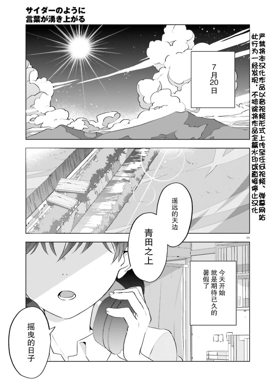 《言语如苏打般涌现》漫画最新章节第1话免费下拉式在线观看章节第【3】张图片