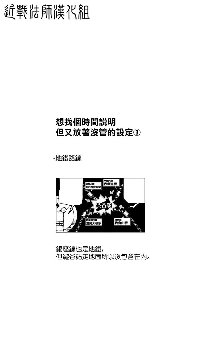 《咒术回战》漫画最新章节11卷附录免费下拉式在线观看章节第【8】张图片